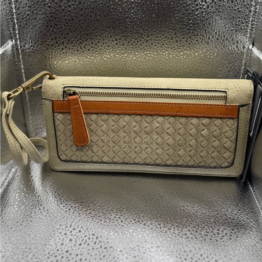 Mona B Woven Wristlet Wallet - NET